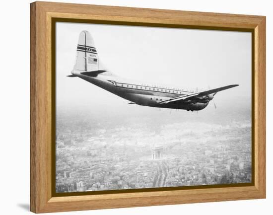 A Pan Am Clipper in Flight-null-Framed Premier Image Canvas