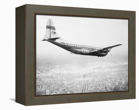 A Pan Am Clipper in Flight-null-Framed Premier Image Canvas