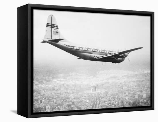 A Pan Am Clipper in Flight-null-Framed Premier Image Canvas