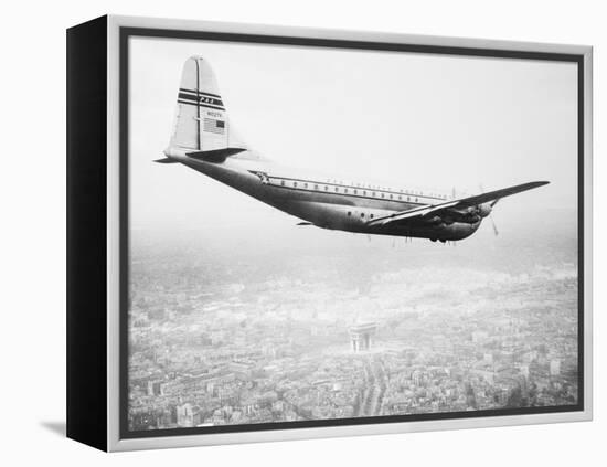 A Pan Am Clipper in Flight-null-Framed Premier Image Canvas