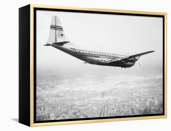 A Pan Am Clipper in Flight-null-Framed Premier Image Canvas