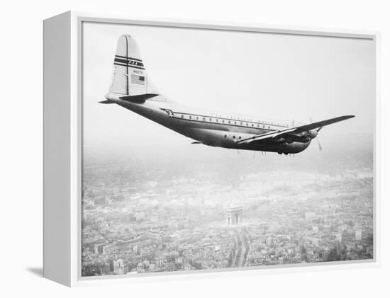 A Pan Am Clipper in Flight-null-Framed Premier Image Canvas