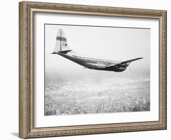 A Pan Am Clipper in Flight-null-Framed Photographic Print