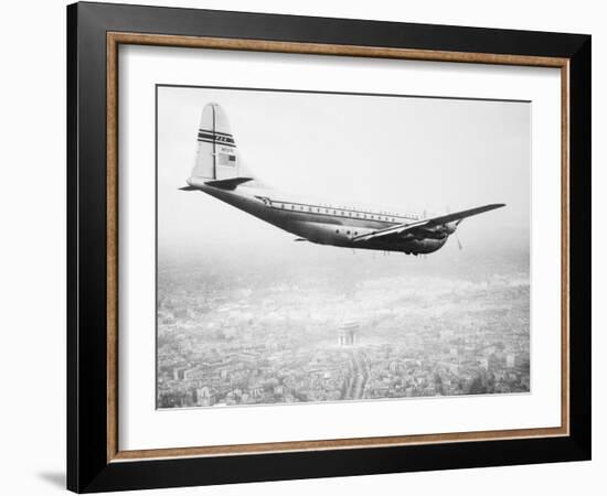 A Pan Am Clipper in Flight-null-Framed Photographic Print