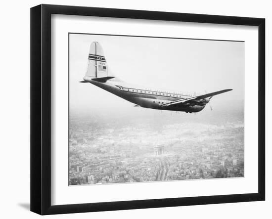 A Pan Am Clipper in Flight-null-Framed Photographic Print