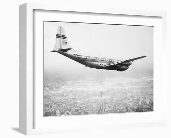 A Pan Am Clipper in Flight-null-Framed Photographic Print