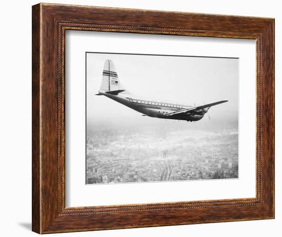 A Pan Am Clipper in Flight-null-Framed Photographic Print