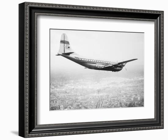 A Pan Am Clipper in Flight-null-Framed Photographic Print