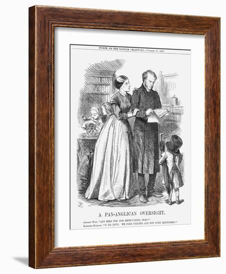 A Pan-Anglican Oversight, 1867-John Tenniel-Framed Giclee Print