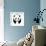 A Panda-yod67-Framed Art Print displayed on a wall