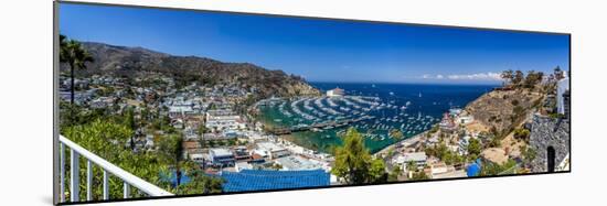 A Panorama of Avalon on Catalina Island-Andrew Shoemaker-Mounted Photographic Print