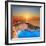 A Panorama of Sunset over Zakynthos Island, Greece-Ljsphotography-Framed Photographic Print