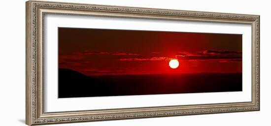 A Panoramic Image Where Clouds Mimic Solar Prominences-Stocktrek Images-Framed Photographic Print