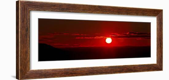 A Panoramic Image Where Clouds Mimic Solar Prominences-Stocktrek Images-Framed Photographic Print