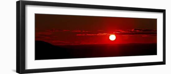 A Panoramic Image Where Clouds Mimic Solar Prominences-Stocktrek Images-Framed Photographic Print