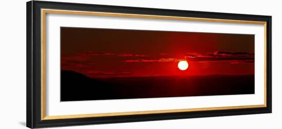 A Panoramic Image Where Clouds Mimic Solar Prominences-Stocktrek Images-Framed Photographic Print