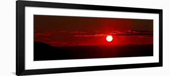 A Panoramic Image Where Clouds Mimic Solar Prominences-Stocktrek Images-Framed Photographic Print