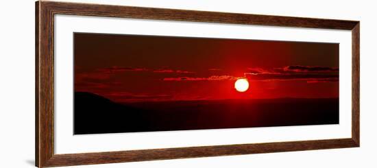 A Panoramic Image Where Clouds Mimic Solar Prominences-Stocktrek Images-Framed Photographic Print