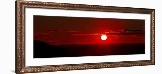 A Panoramic Image Where Clouds Mimic Solar Prominences-Stocktrek Images-Framed Photographic Print