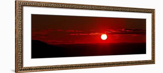 A Panoramic Image Where Clouds Mimic Solar Prominences-Stocktrek Images-Framed Photographic Print