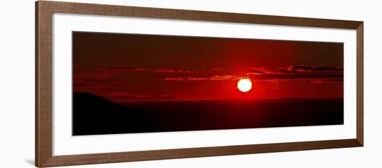 A Panoramic Image Where Clouds Mimic Solar Prominences-Stocktrek Images-Framed Photographic Print