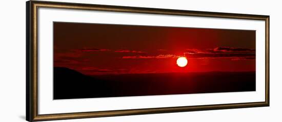 A Panoramic Image Where Clouds Mimic Solar Prominences-Stocktrek Images-Framed Photographic Print