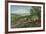 A Panoramic Landscape with a Covered Wagon-Pieter Bruegel the Elder-Framed Premium Giclee Print