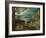 A Panoramic River Landscape with Judah and Tamar-Lucas Gassel-Framed Giclee Print