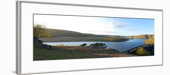 A Panoramic View of Craig Goch Reservoir-Graham Lawrence-Framed Photographic Print