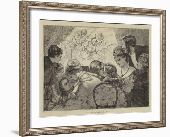 A Pantomime Party-null-Framed Giclee Print