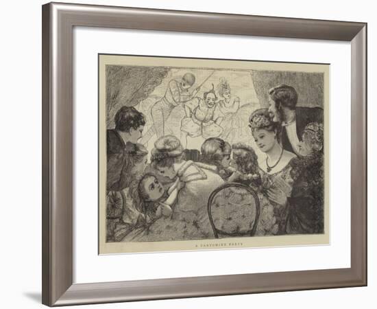 A Pantomime Party-null-Framed Giclee Print