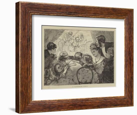 A Pantomime Party-null-Framed Giclee Print