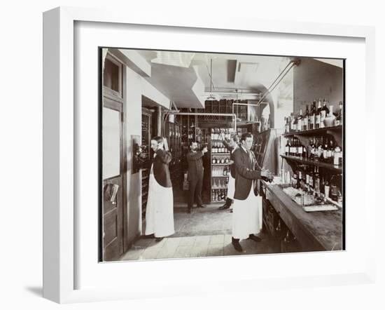 A Pantry at the Hotel Manhattan, 1902-Byron Company-Framed Giclee Print