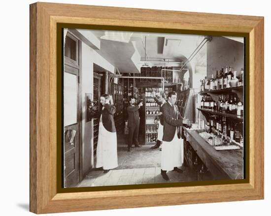 A Pantry at the Hotel Manhattan, 1902-Byron Company-Framed Premier Image Canvas