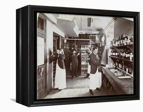 A Pantry at the Hotel Manhattan, 1902-Byron Company-Framed Premier Image Canvas