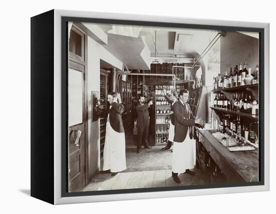 A Pantry at the Hotel Manhattan, 1902-Byron Company-Framed Premier Image Canvas