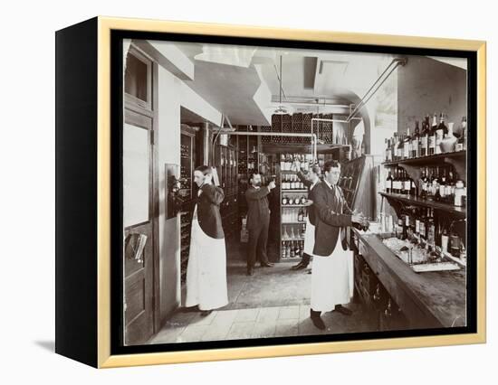 A Pantry at the Hotel Manhattan, 1902-Byron Company-Framed Premier Image Canvas
