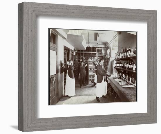 A Pantry at the Hotel Manhattan, 1902-Byron Company-Framed Giclee Print