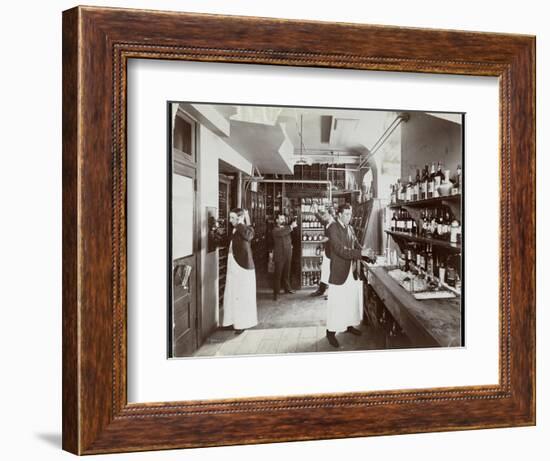 A Pantry at the Hotel Manhattan, 1902-Byron Company-Framed Giclee Print