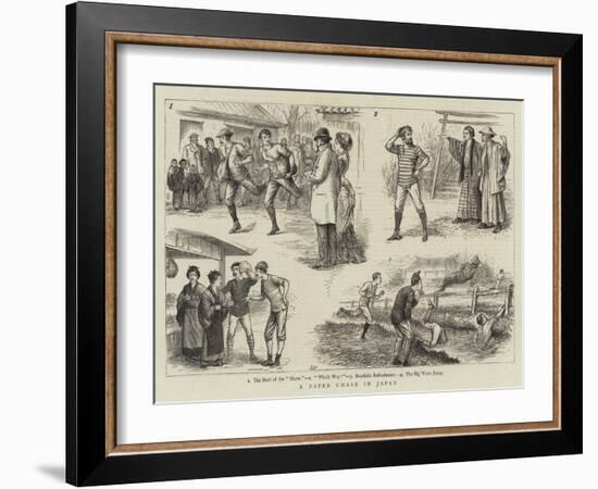 A Paper Chase in Japan-William Ralston-Framed Giclee Print