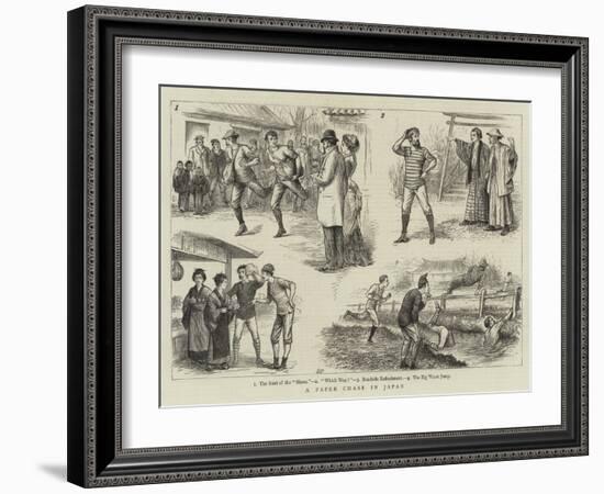 A Paper Chase in Japan-William Ralston-Framed Giclee Print