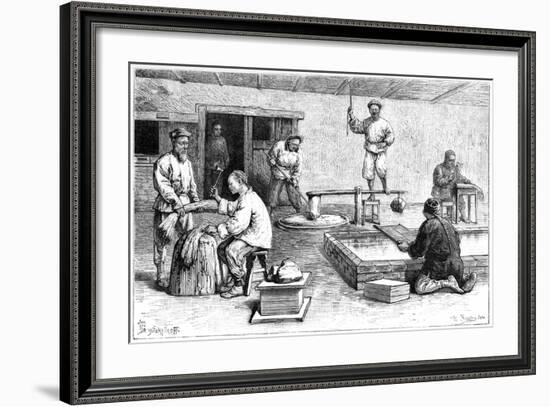 A Paper Mill, China, 1895-Armand Kohl-Framed Giclee Print