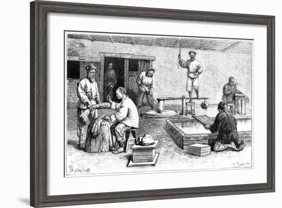 A Paper Mill, China, 1895-Armand Kohl-Framed Giclee Print