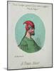 A Paris Beau, Published by Hannah Humphrey in 1794-James Gillray-Mounted Giclee Print