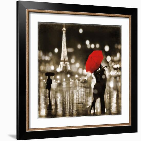 A Paris Kiss-Kate Carrigan-Framed Giclee Print