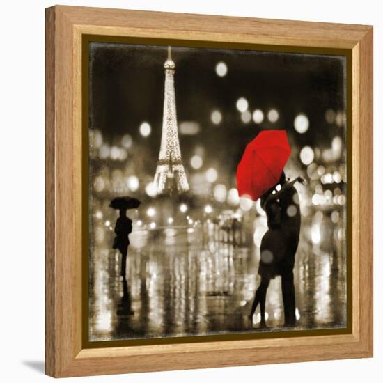 A Paris Kiss-Kate Carrigan-Framed Stretched Canvas