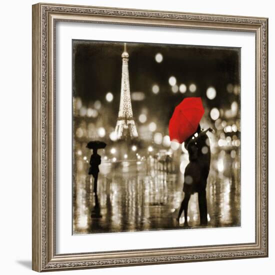 A Paris Kiss-Kate Carrigan-Framed Art Print