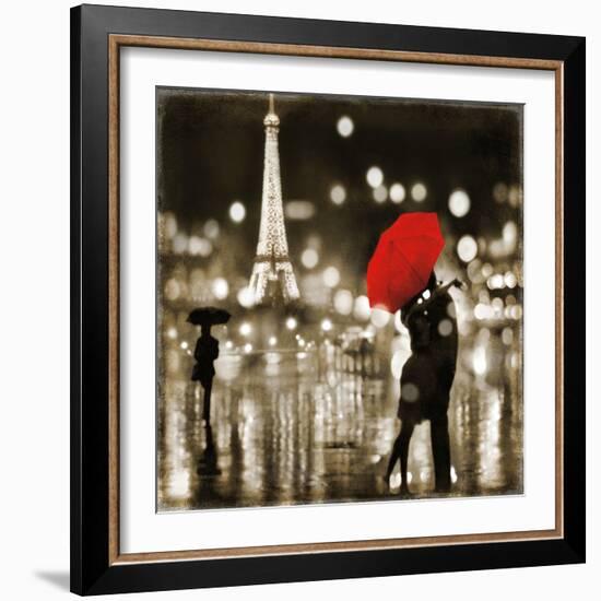 A Paris Kiss-Kate Carrigan-Framed Art Print