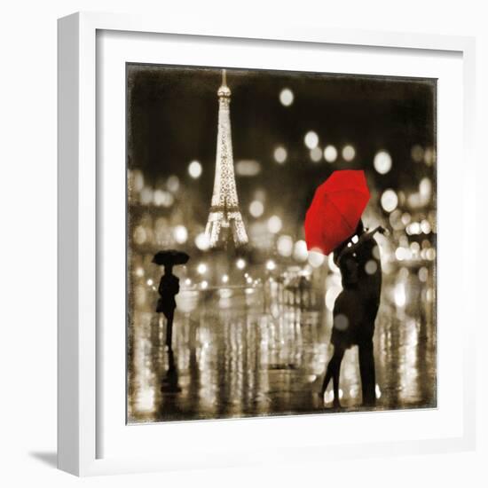 A Paris Kiss-Kate Carrigan-Framed Art Print