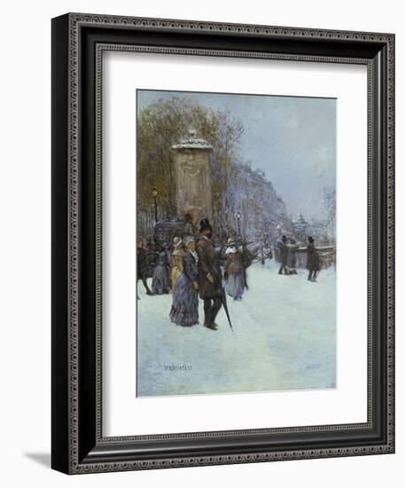 A Paris, La Promenade-Jean Francois Raffaelli-Framed Giclee Print